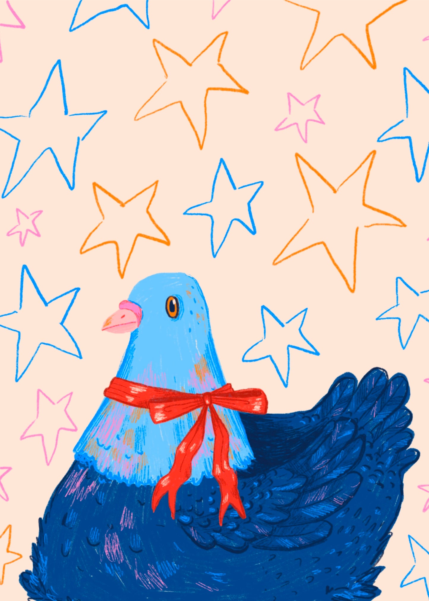 Pretty Pigeon Print