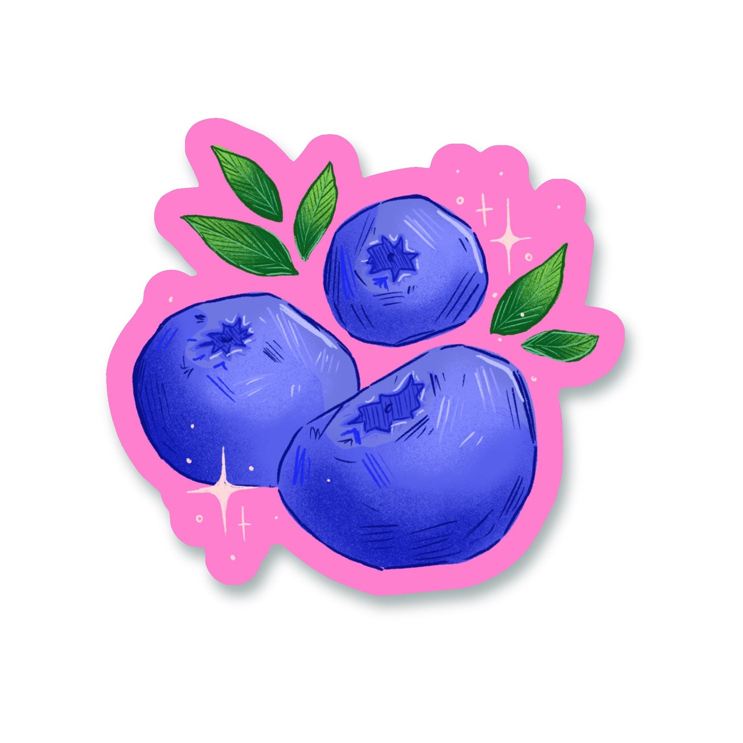 Blueberry Sticker