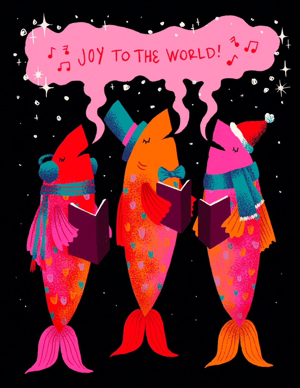 Merry Fishmas Greeting Card
