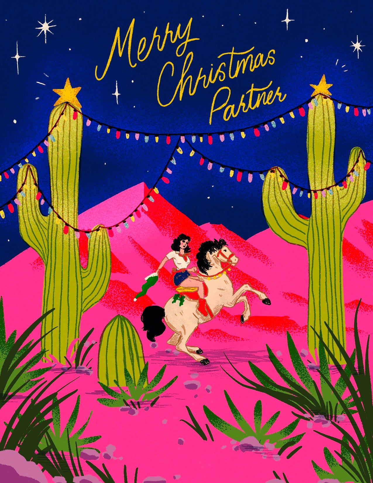 I'm Dreaming of a Cowgirl Christmas Card