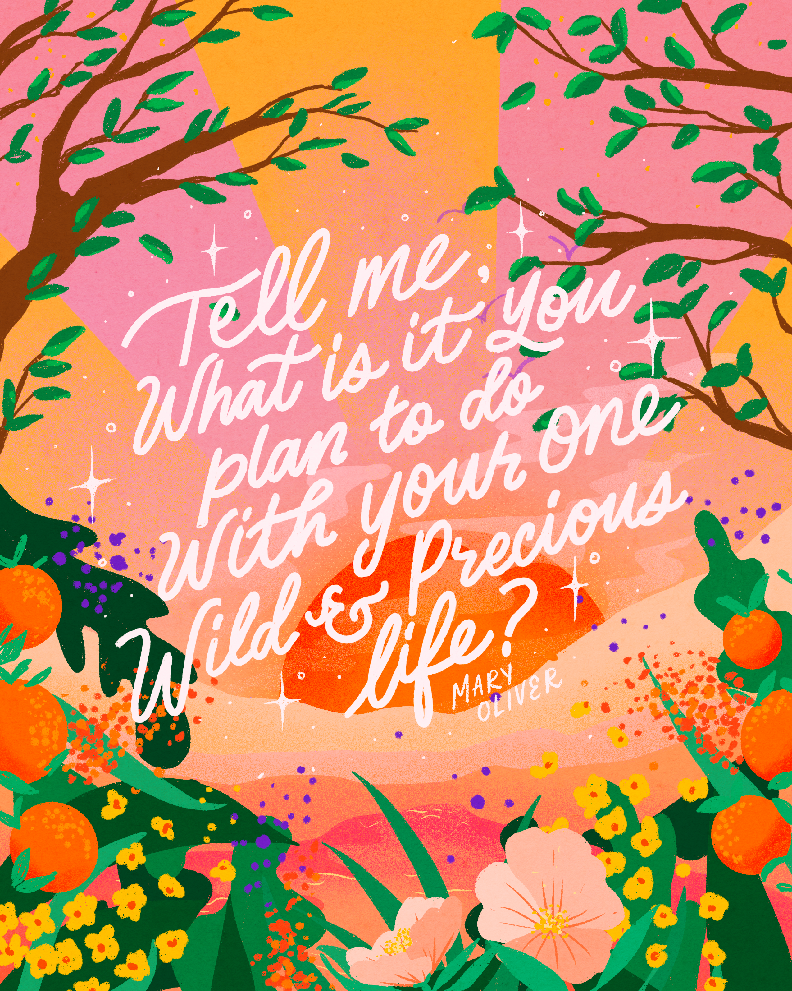 Wild and Precious Life Illustration