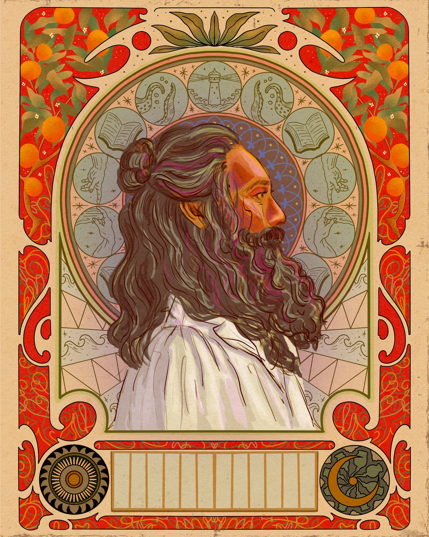 Art Nouveau Ed Print