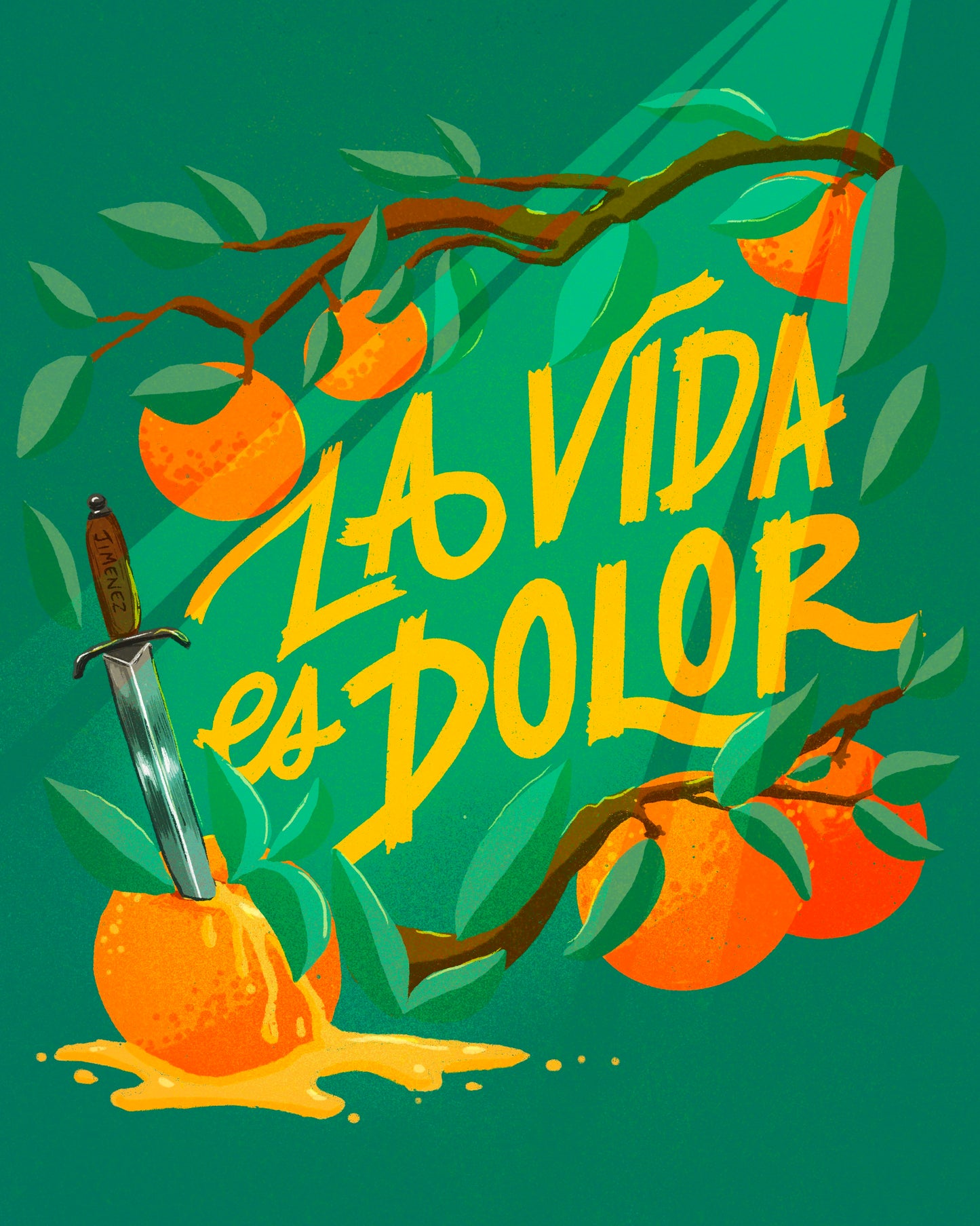‘La Vida es Dolor’ Print