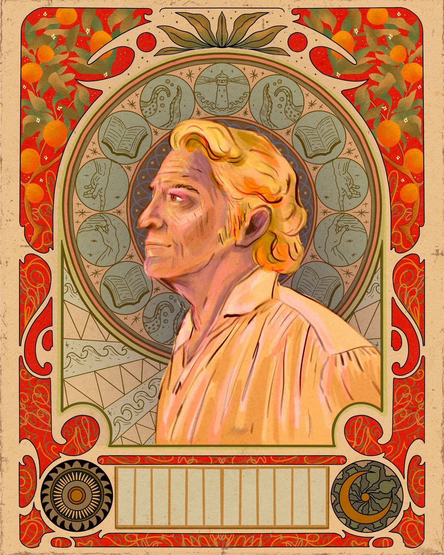 Art Nouveau Stede Print