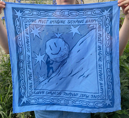 One Must Imagine Sisyphus Happy Bandana