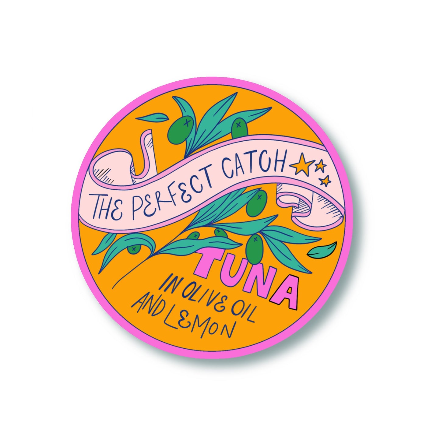 Perfect Catch Tinned Tuna Sticker