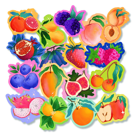 The Whole Damn Fruit Basket Sticker Collection