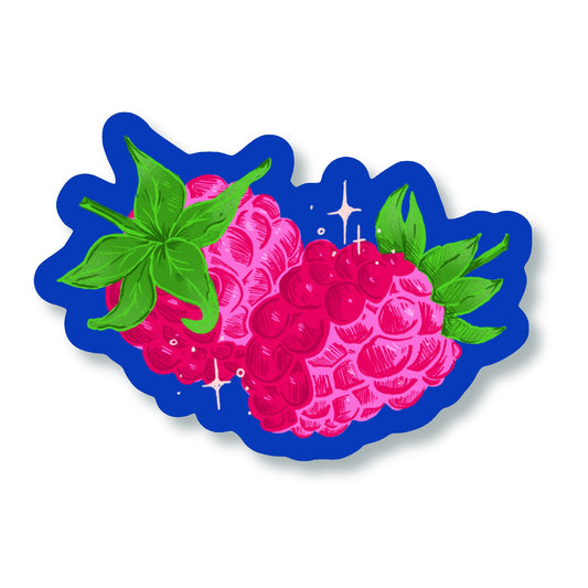 Raspberry Sticker