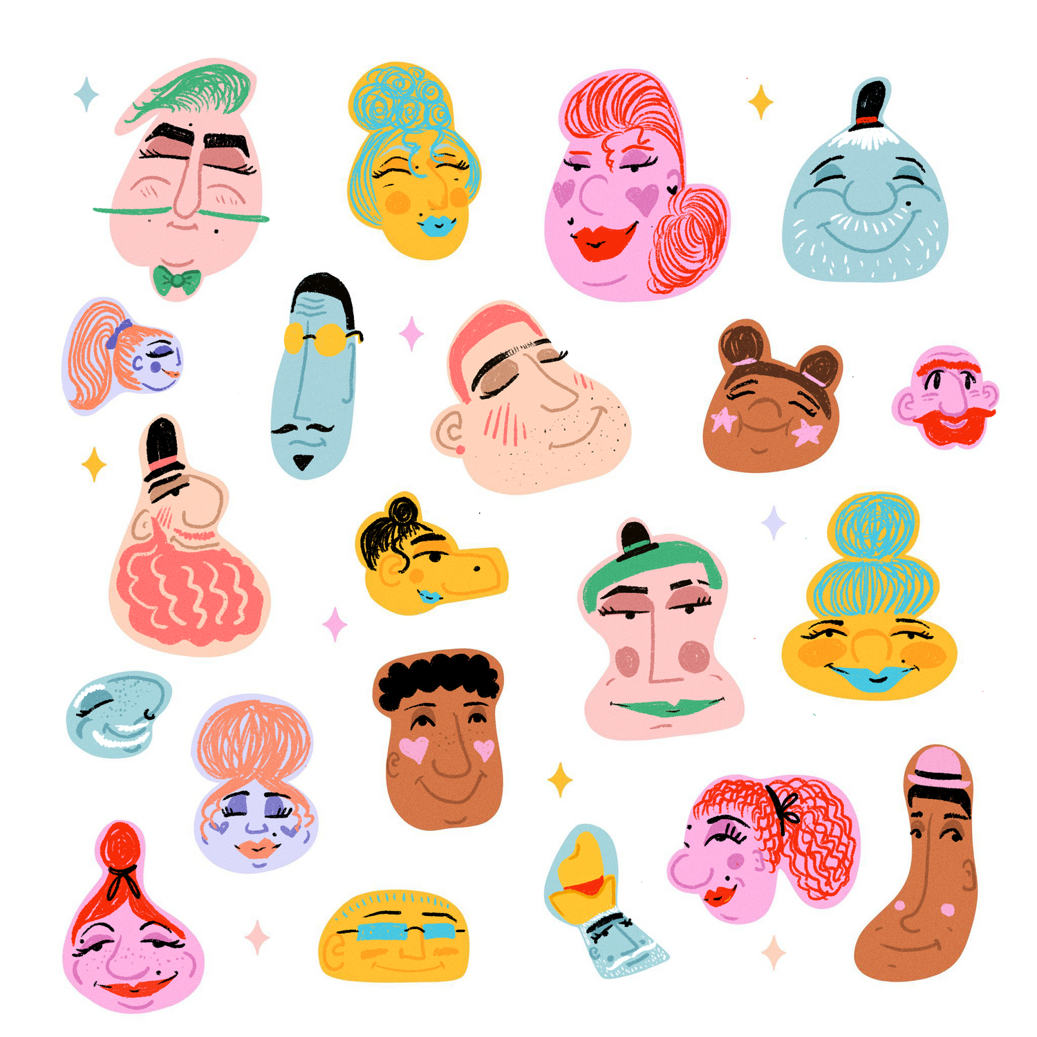 Many faces Challenge from Charly Clements 