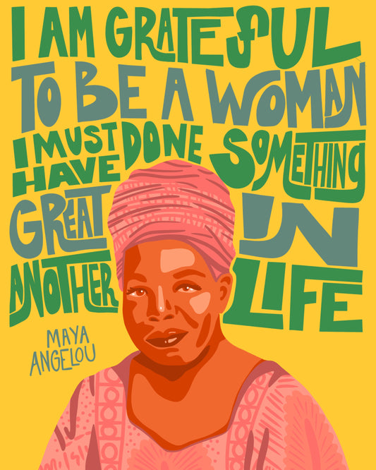 Maya Angelou Print