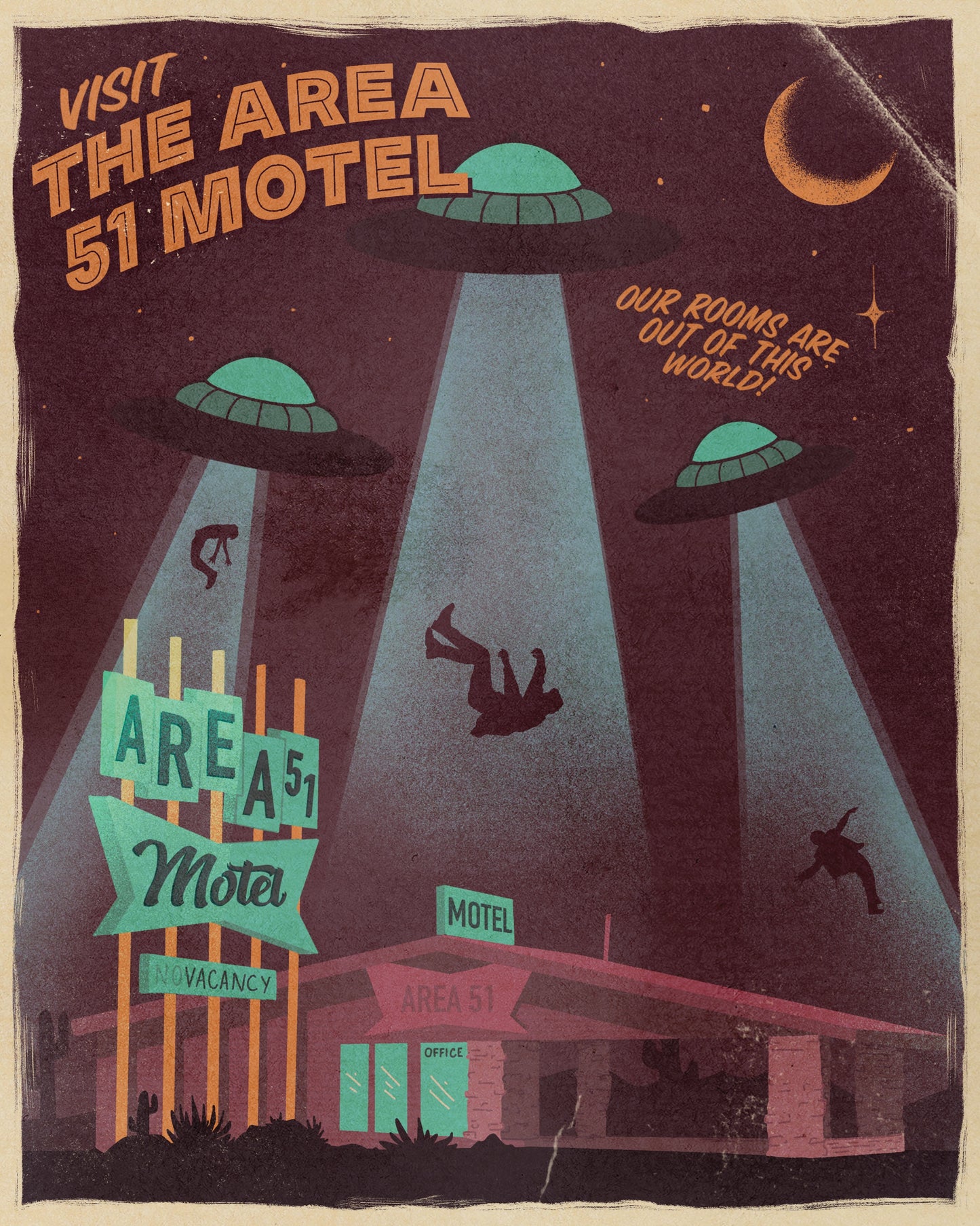 Area 51 Motel Poster